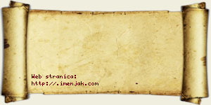 Isidora Rajić vizit kartica